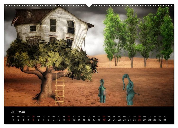 Produktbild: M&auml;rchenhaftes f&uuml;r Kinder (hochwertiger Premium Wandkalender 2026 DIN A2 quer), Kunstdruck in Hochglanz