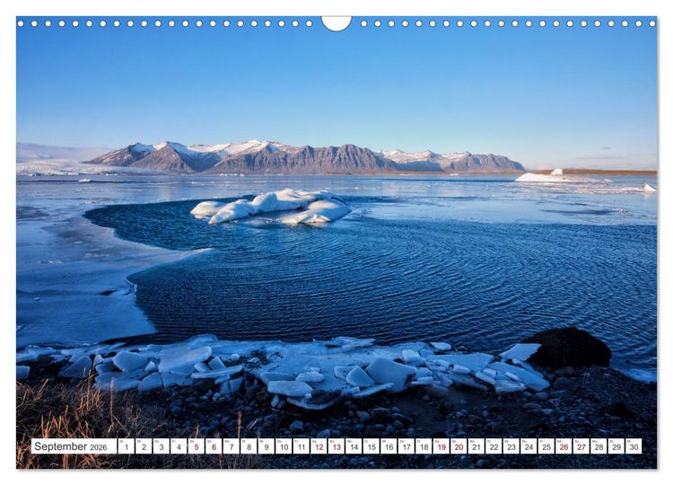 Produktbild: Island - faszinierende Landschaften im S&uuml;den (Wandkalender 2026 DIN A3 quer), CALVENDO Monatskalender