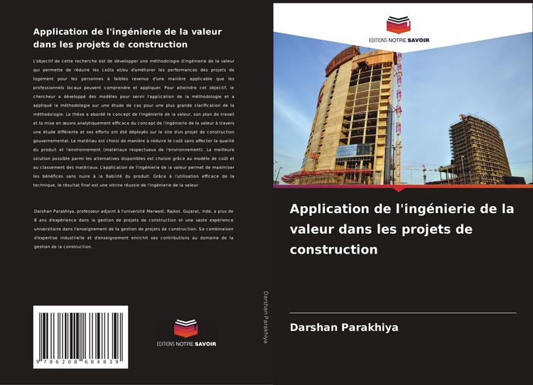 Produktbild: Application de l'ing&eacute;nierie de la valeur dans les projets de construction