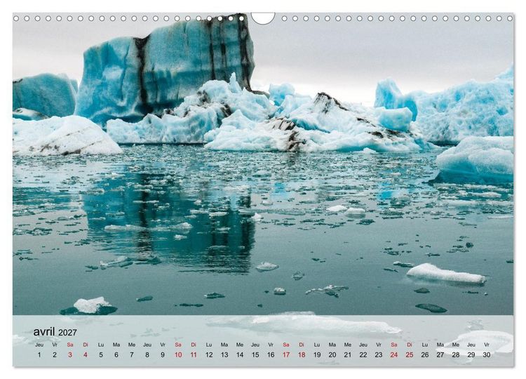 Produktbild: L'&eacute;t&eacute; en Islande (Calendrier mural 2027 DIN A3 vertical), CALVENDO calendrier mensuel