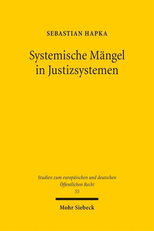 Produktbild: Systemische M&auml;ngel in Justizsystemen