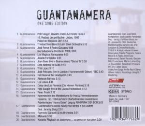 Produktbild: Guantanamera,One Song Edition