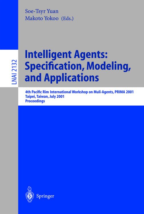 Produktbild: Intelligent Agents: Specification, Modeling, and Application