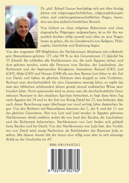 Produktbild: Unstimmigkeiten im Stammbaum von Jakob bis David