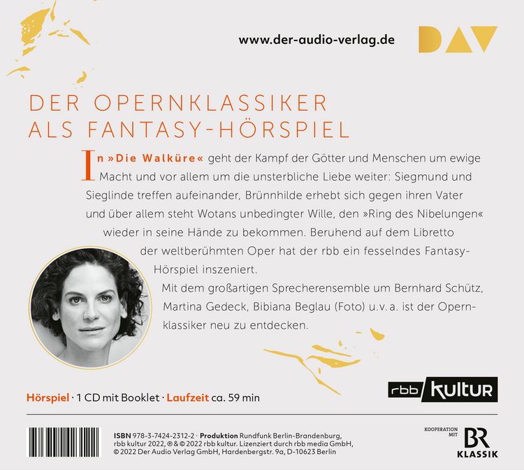 Produktbild: Die Walk&uuml;re. Der Ring des Nibelungen 2