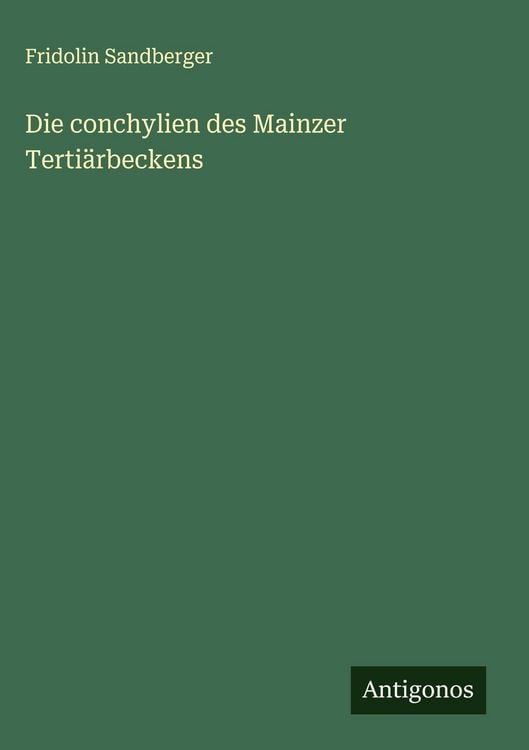 Produktbild: Die conchylien des Mainzer Terti&auml;rbeckens