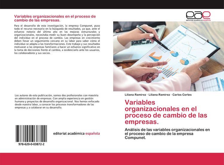 Produktbild: Variables organizacionales en el proceso de cambio de las empresas.