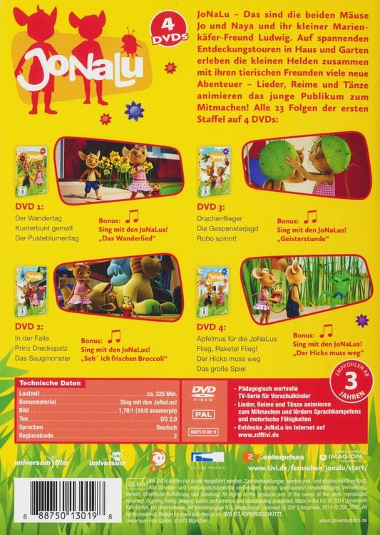 Produktbild: JoNaLu - Staffel 1/DVD 1-4 Komplettbox - [4 DVDs]