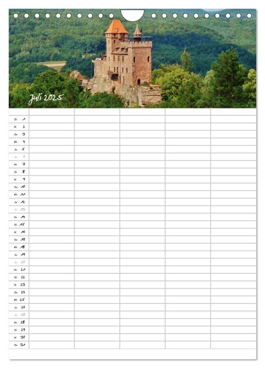 Castles - Burgen - Schlösser 2023 - 16-Monatskalender: Original Avonside- Kalender [Mehrsprachig] [Kalender] : Avonside Publishing Ltd