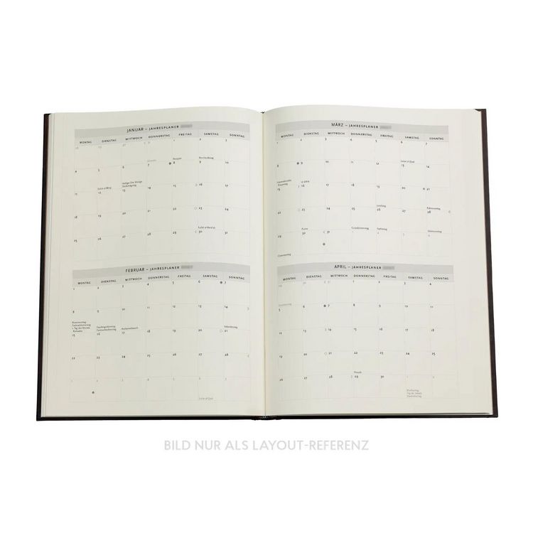 Produktbild: 12-Monatskalender 2027 Smaragdblume Grande Vertikal