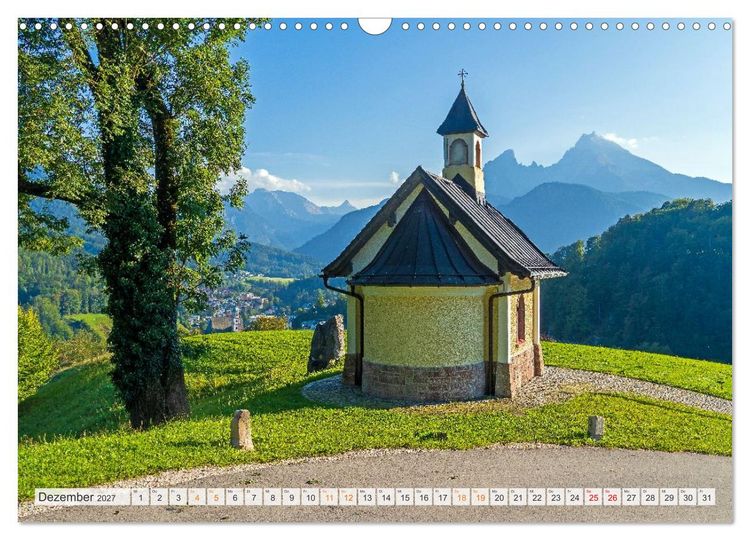 Produktbild: Berchtesgadener Land - Welt der Berge und Seen (Wandkalender 2027 DIN A3 quer), CALVENDO Monatskalender