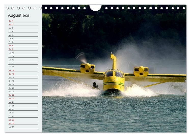 Produktbild: Faszination Wasserflugzeuge (Wandkalender 2026 DIN A4 quer), CALVENDO Monatskalender