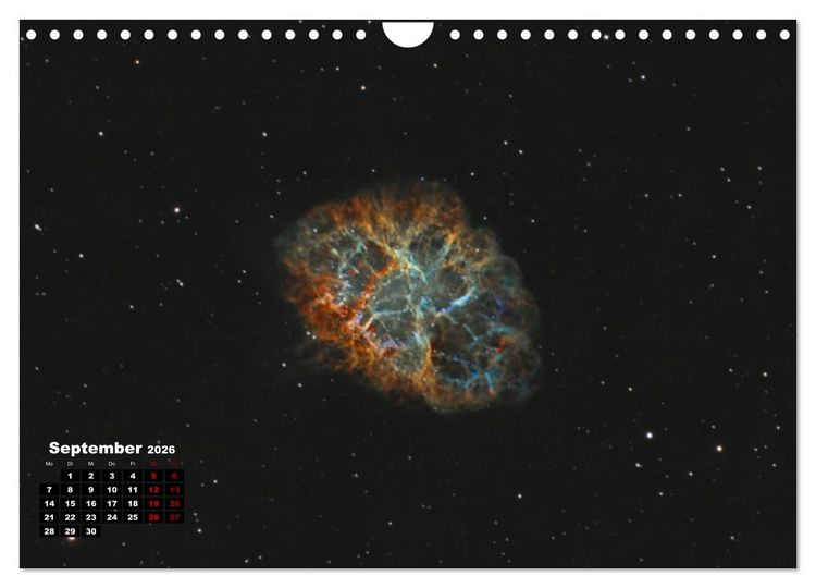 Produktbild: InfinityAstro - die Unendlichkeit im Bild - Astrofotos von Roland Schliessus (Wandkalender 2026 DIN A4 quer), CALVENDO Monatskalender