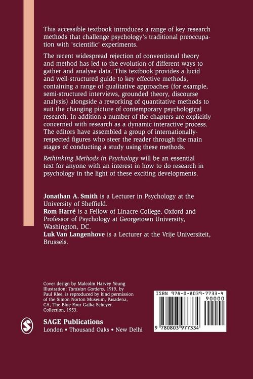 Produktbild: Rethinking Methods in Psychology