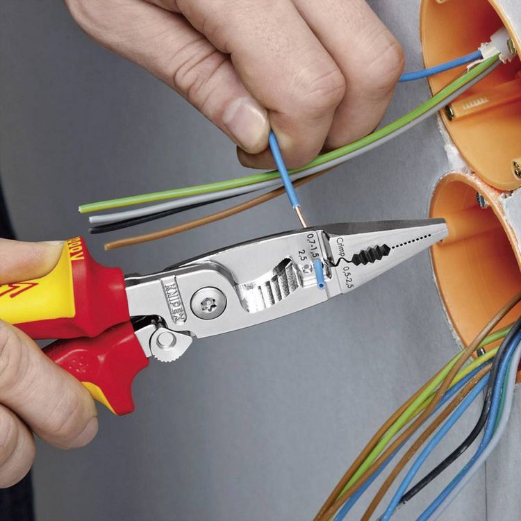Produktbild: Knipex 13 96 200 Multifunktionszange 50 mm&sup2; (max) 0 awg (max) 15 mm (max)