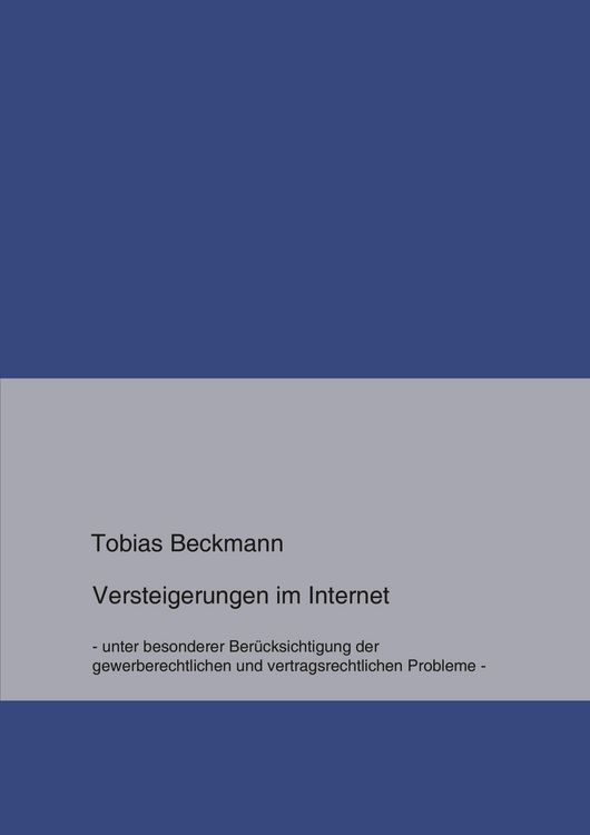 Produktbild: Versteigerungen im Internet