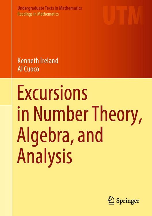 Produktbild: Excursions in Number Theory, Algebra, and Analysis