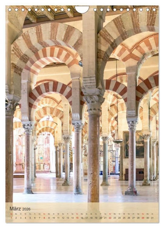 Produktbild: Das maurische Erbe Spaniens (Wandkalender 2026 DIN A4 hoch), CALVENDO Monatskalender