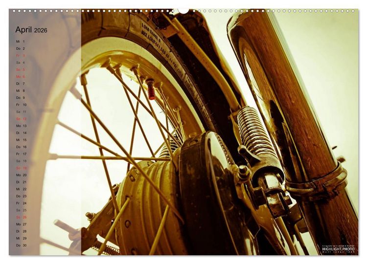 Produktbild: Simson S51 (Wandkalender 2026 DIN A2 quer), CALVENDO Monatskalender