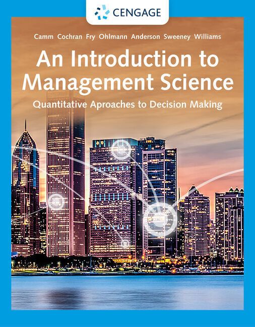 Produktbild: An Introduction to Management Science