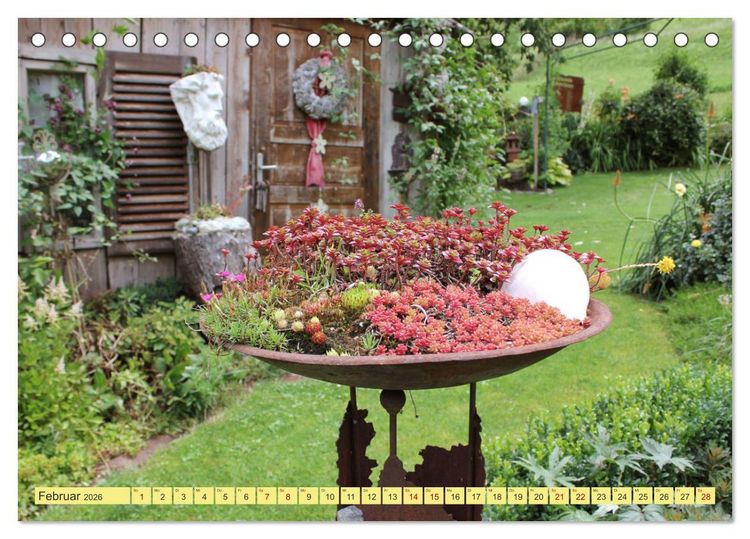 Produktbild: Gartentr&auml;umerei (Tischkalender 2026 DIN A5 quer), CALVENDO Monatskalender