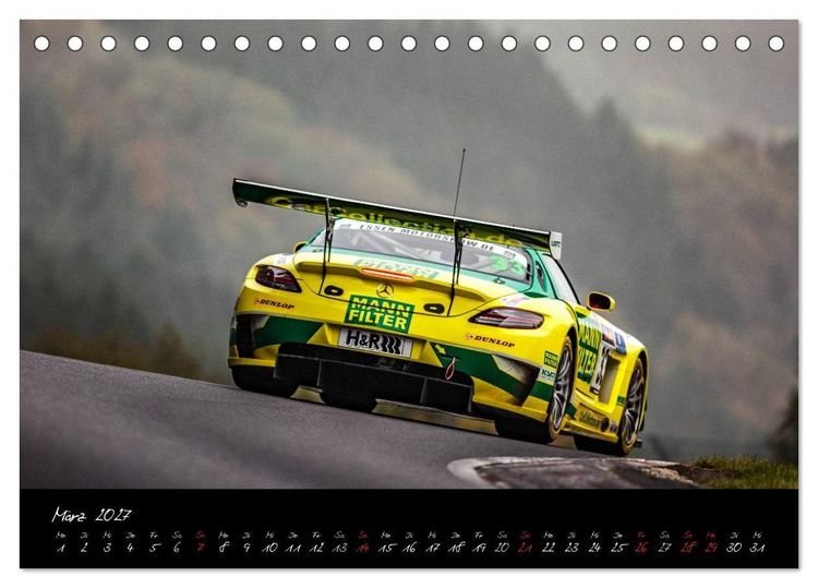 Produktbild: EMOTIONS ON THE GRID - VLN Langstreckenmeisterschaft N&uuml;rburgring (Tischkalender 2027 DIN A5 quer), CALVENDO Monatskalender