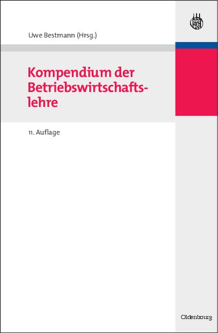 Produktbild: Kompendium der Betriebswirtschaftslehre