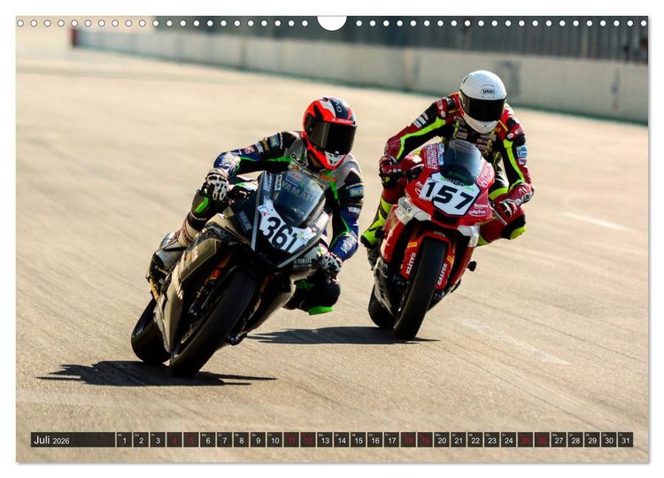 Produktbild: Motorrad Rennsport (Wandkalender 2026 DIN A3 quer), CALVENDO Monatskalender