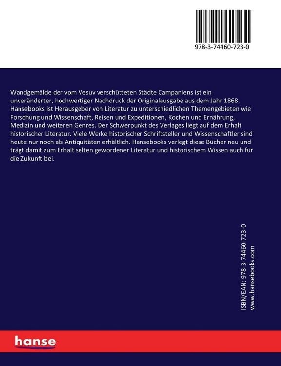 Produktbild: Wandgem&auml;lde der vom Vesuv versch&uuml;tteten St&auml;dte Campaniens