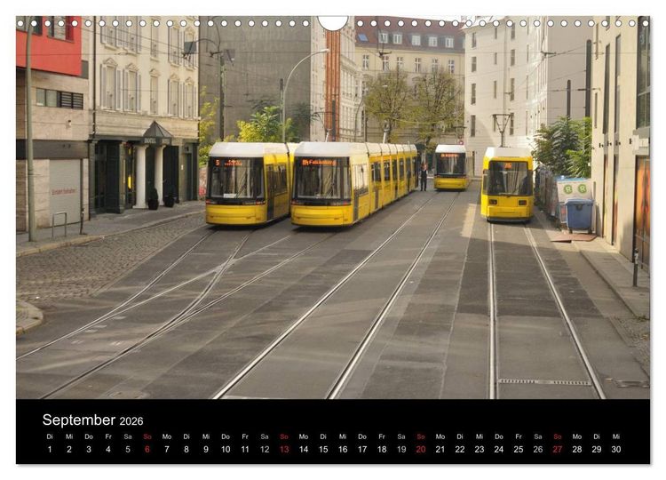 Produktbild: Auf Gleisen durch Berlin (Wandkalender 2026 DIN A3 quer), CALVENDO Monatskalender