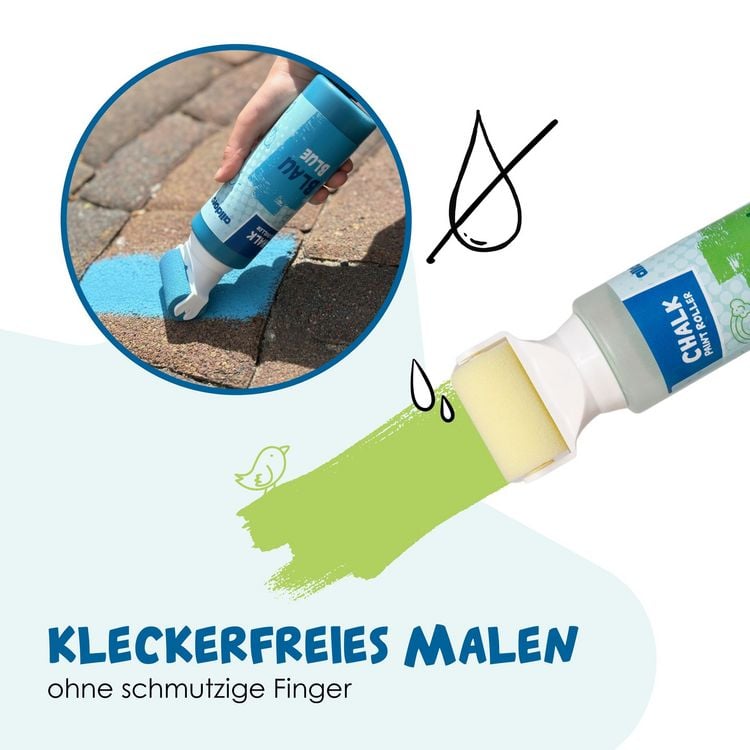 Produktbild: alldoro - Stra&szlig;enmalkreide-Roller, 3er Set