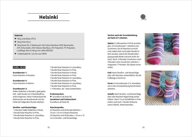Produktbild: Socken h&auml;keln - Schnell und einfach mit der 4-Stufenmethode
