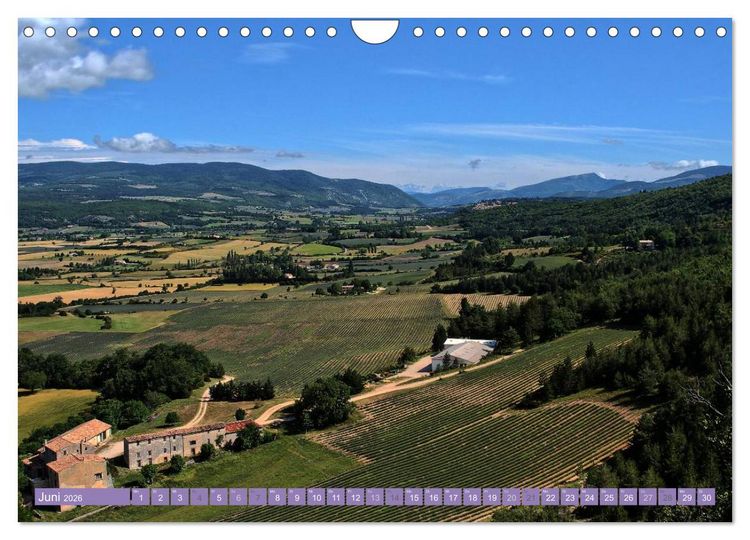 Produktbild: Ein Sommer in der Provence: Luberon und Vaucluse (Wandkalender 2026 DIN A4 quer), CALVENDO Monatskalender