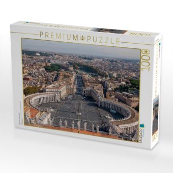Produktbild: CALVENDO Puzzle &Uuml;ber dem Petersplatz | 1000 Teile Lege-Gr&ouml;&szlig;e 64x48cm Foto-Puzzle f&uuml;r gl&uuml;ckliche Stunden