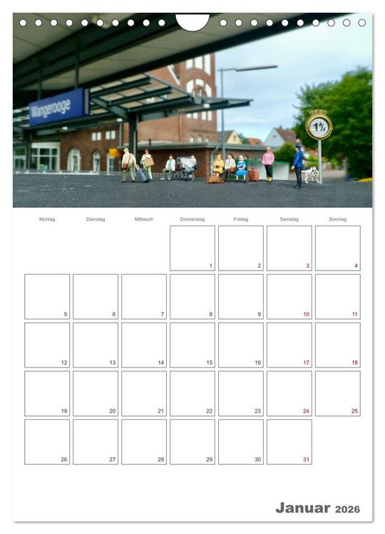 Produktbild: Wangerooge anders erleben (Wandkalender 2026 DIN A4 hoch), CALVENDO Monatskalender