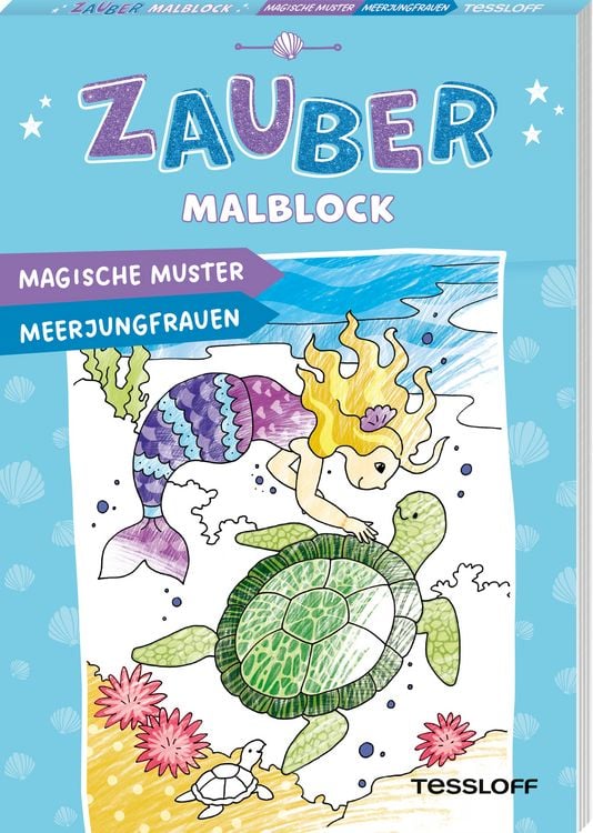 Produktbild: Zaubermalblock. Magische Muster. Meerjungfrauen