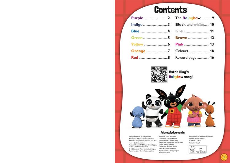 Produktbild: PLAY & LEARN WITH BING COLOURS