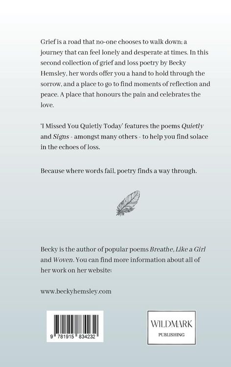 Produktbild: I Missed You Quietly Today