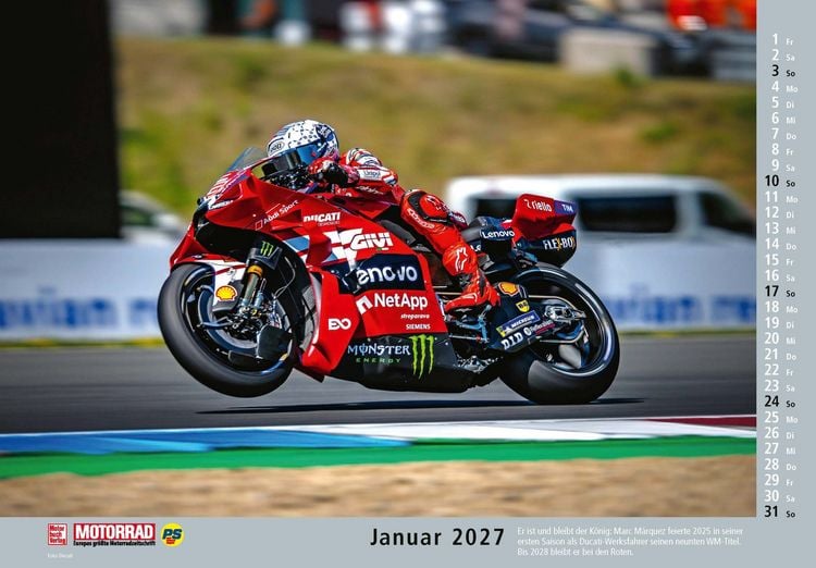 Produktbild: Motorrad Kalender 2027