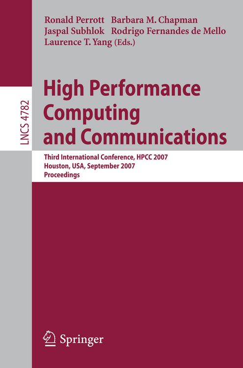 Produktbild: High Performance Computing and Communications