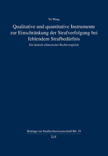 Produktbild: Wang, Y: Qualitative und quantitative Instrumente zur Einsch