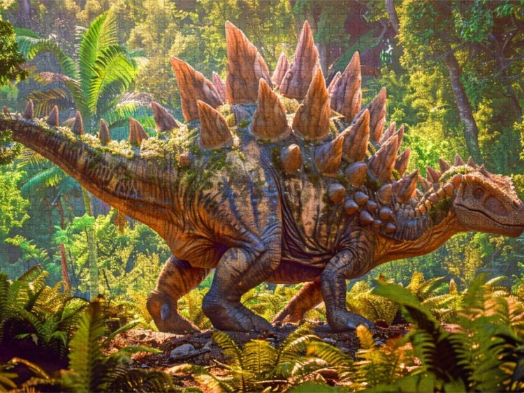 Produktbild: CALVENDO Puzzle Stegosaurus | 1000 Teile Lege-Gr&ouml;&szlig;e 64x48cm Foto-Puzzle f&uuml;r gl&uuml;ckliche Stunden