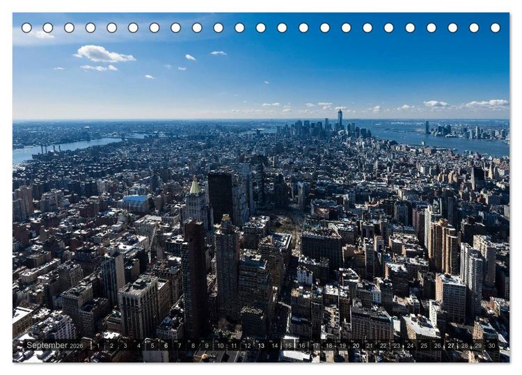 Produktbild: New York (Tischkalender 2026 DIN A5 quer), CALVENDO Monatskalender