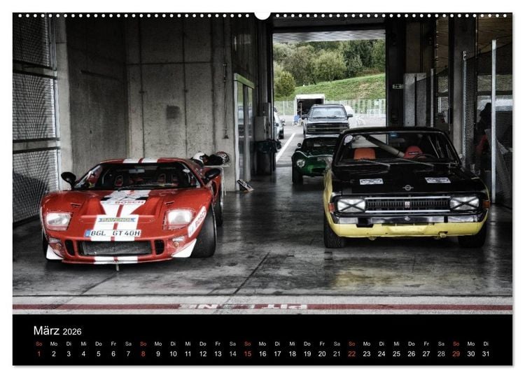 Produktbild: Raceday (hochwertiger Premium Wandkalender 2026 DIN A2 quer), Kunstdruck in Hochglanz