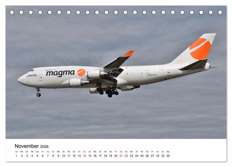 Produktbild: Flugzeuge aller Art (Tischkalender 2026 DIN A5 quer), CALVENDO Monatskalender