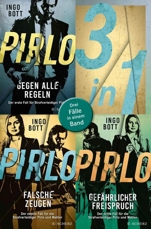 Produktbild: Pirlo - Gegen alle Regeln / Pirlo - Falsche Zeugen / Pirlo - Gef&auml;hrlicher Freispruch - Drei F&auml;lle f&uuml;r die Strafverteidiger Pirlo und Mahler in einem B