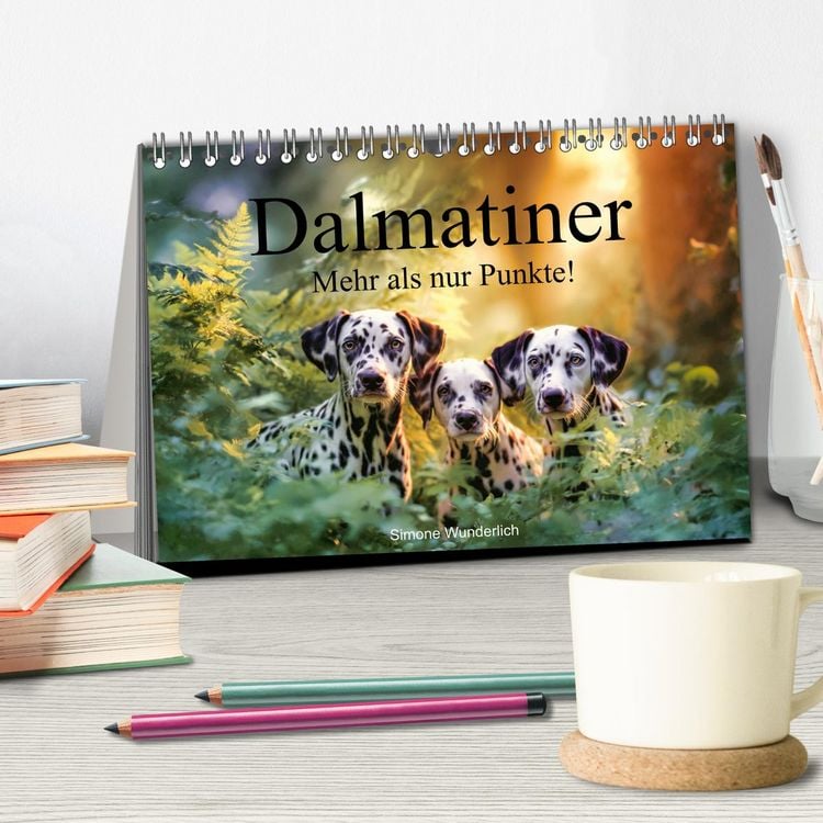 Produktbild: Dalmatiner - Mehr als nur Punkte! (Tischkalender 2027 DIN A5 quer), CALVENDO Monatskalender