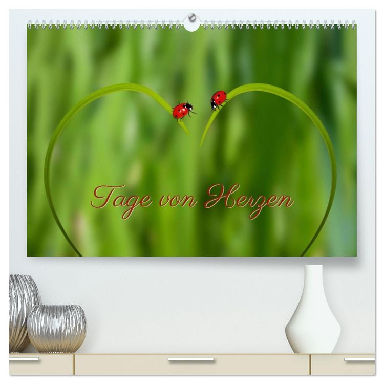 Produktbild: Tage von Herzen (hochwertiger Premium Wandkalender 2026 DIN A2 quer), Kunstdruck in Hochglanz
