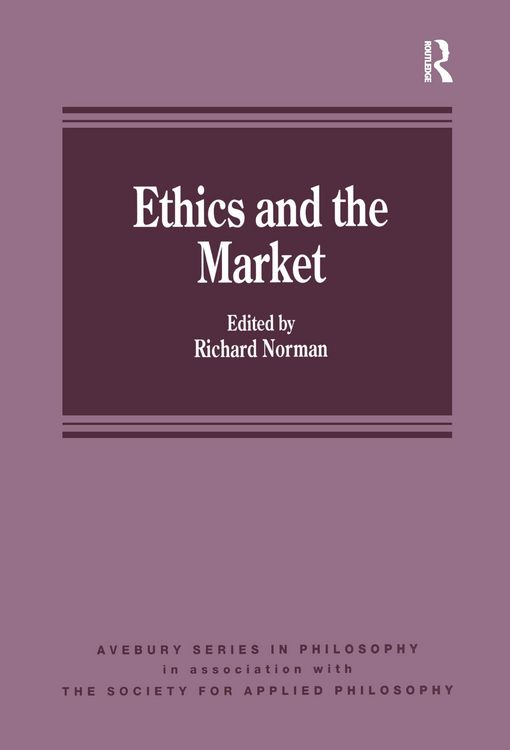 Produktbild: Ethics and the Market