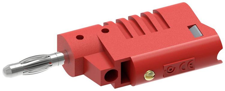 Produktbild: Electro PJP 1080-CD1-R Bananenstecker Stecker, gerade Stift-&Oslash;: 4mm Rot 1St.
